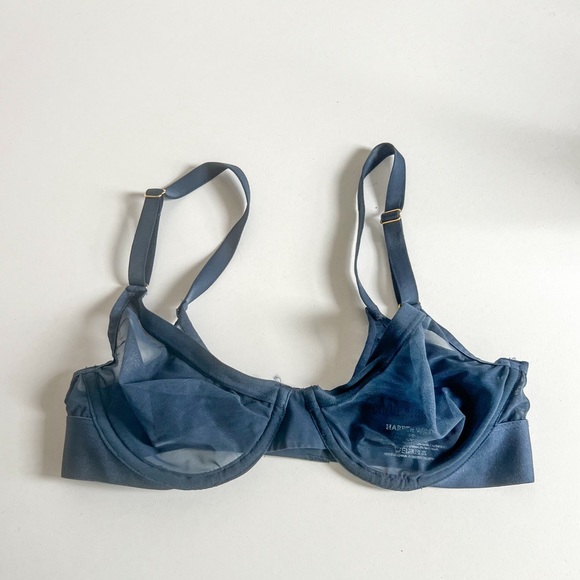 harper wilde Other - Harper Wilde luxe sheer bra, underwire, navy, size 32B